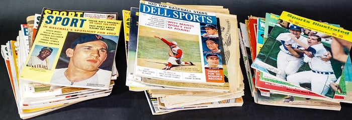 Bankers Box of Assorted Sport Magazines & More