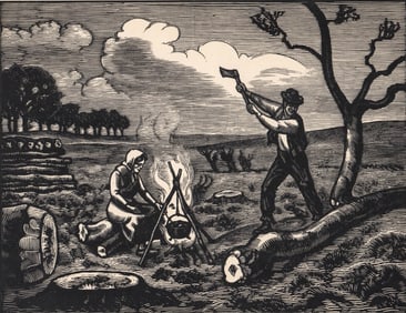 Paul-Emile Colin SIGNED Wood Engraving 24/50