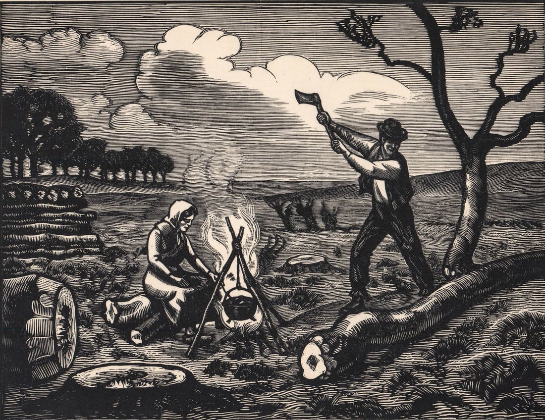 Paul-Emile Colin SIGNED Wood Engraving 24/50 (1 of 6)