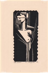 Charles Turzak S/N Woodcut [The Kiss]