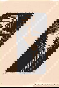 Charles Turzak S/N Woodcut [The Kiss]