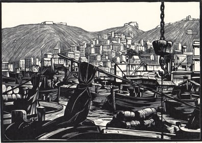 Claire Leighton S/N Wood Engraving [Genoa]