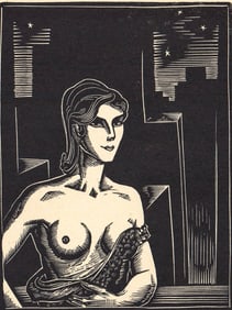 Lynd Ward SIGNED Woodcut [God's Man]
