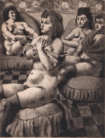 Fredrico Castellon SIGNED #21/50 Etching