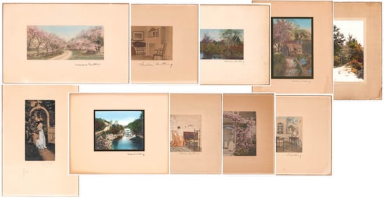 Hand Tinted (10) Photos -Wallace Nutting & Others