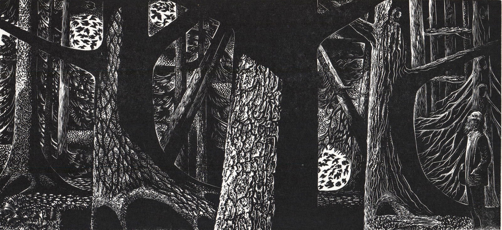 Lynd Ward Wood Engraving SIGNED [Evening Walk] (1 of 5)