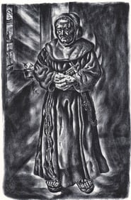 Ivan Le Lorraine Albright SIGNED Litho Follow Me