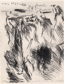 Lovis Corinth Etching SIGNED