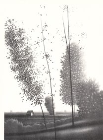 Robert Kipniss Lithograph SIGNED #46/260 [Trees]