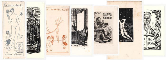 Etchings and Bookplates (7) [2 Artist Signed]