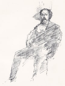 J. McNeill Whistler Lithograph [The Doctor] 1896