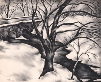 Victoria Ebbels Hutson SIGNED Lithograph 1930