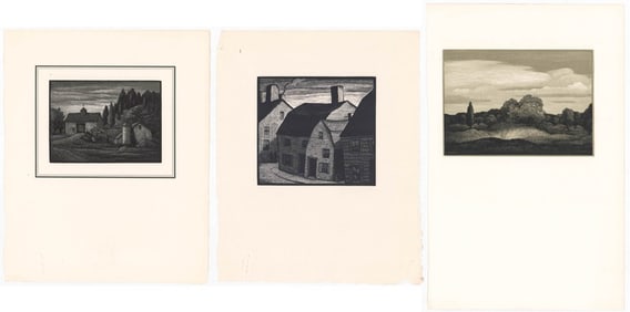 Thomas Nason (3) Wood Engravings