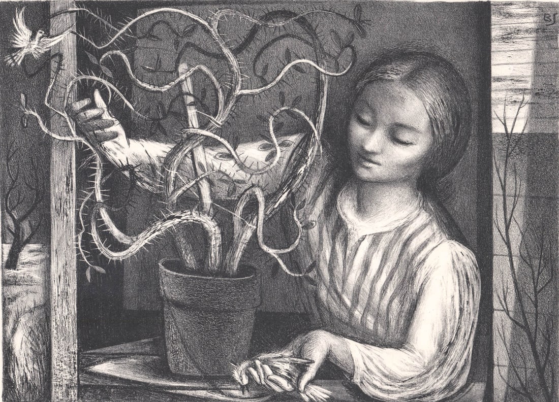 Benton Spruance SIGNED Lithograph (1 of 7)