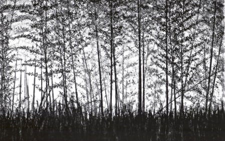 Beverly Coates Lithograph [Trees]