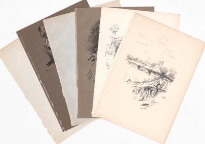 J. McNeill Whistler (4) Lithographs