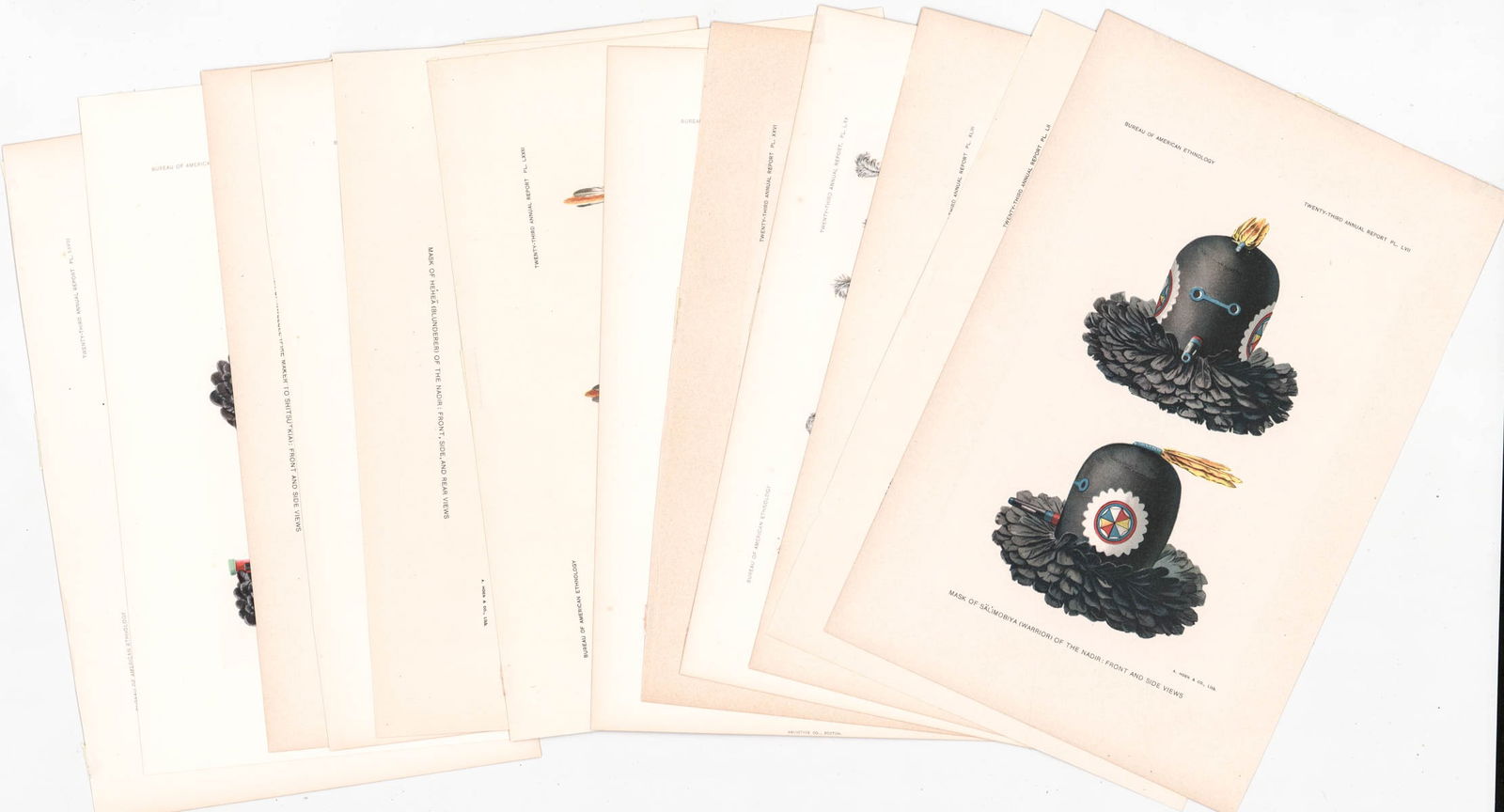 Native American (12) Color Plates [Masks] (1 of 13)