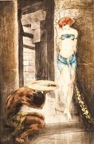 Louis Icart Hand Signed Etching [Salome]