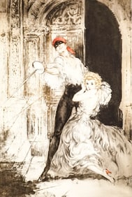 Louis Icart Hand Signed Etching [Don Juan]