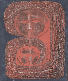 Masuichi Oguchi S/N Woodblock Print [Abstract]