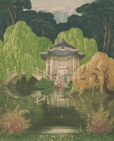 Ferdinand Michel SIGNED Aquatint Etching