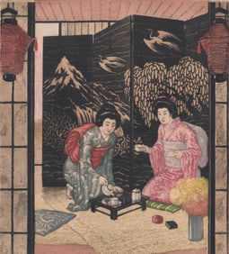 Ferdinand Michel SIGNED Aquatint Etching