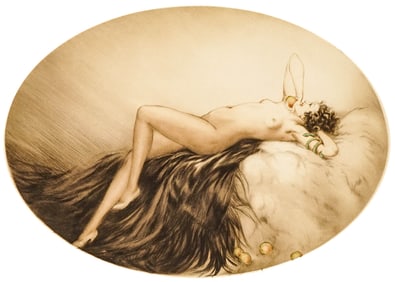 Louis Icart Hand Signed Etching [Eve]
