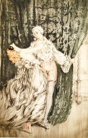 Louis Icart Hand Signed Etching [Casanova]