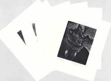 Fritz Eichenberg (6) Wood Engravings S/N
