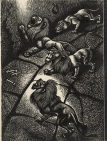 Fritz Eichenberg SIGNED Wood Engraving RARE