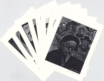 Fritz Eichenberg (8) SIGNED [Homage 1984]