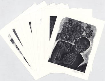 Fritz Eichenberg (11) SIGNED [Homage 1984]