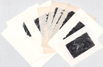 Fritz Eichenberg (9) SIGNED [EA Poe]