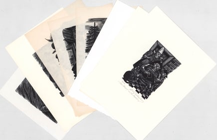 Fritz Eichenberg (8) SIGNED [EA Poe]