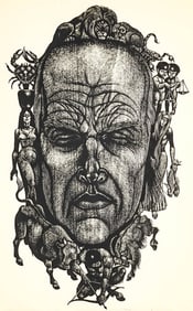 Fritz Eichenberg 'Private Nightmare' SIGNED AP
