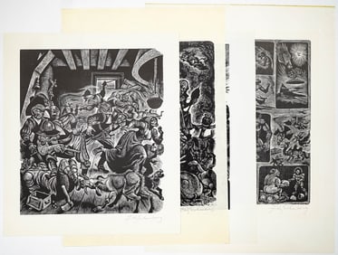 Fritz Eichenberg (4) Simplicissimus SIGNED