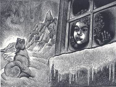 Fritz Eichenberg (2) SIGNED Wood Engravings