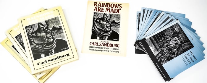 Eichenberg / Sandburg Books and Gallery Brochures