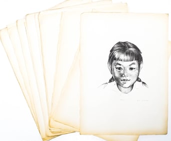 Mina Pulsifer (25 of Same) Signed Lithograph