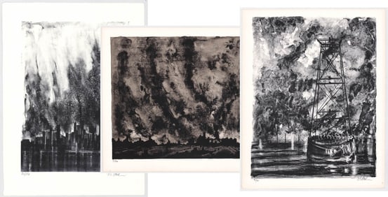 Richard Florsheim (3) S/N Lithographs