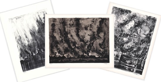 Richard Florsheim (3) S/N Lithographs