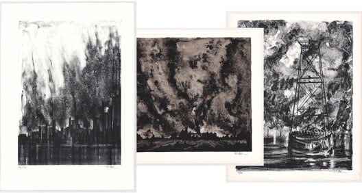 Richard Florsheim (3) S/N Lithographs