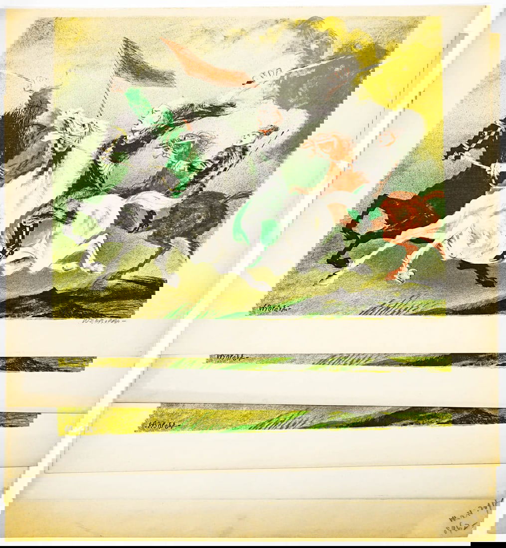 William Gropper (4 of Same) Color Litho [Russia] (1 of 3)