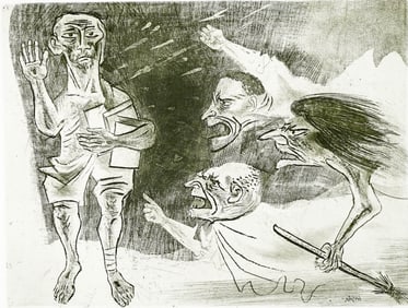 William Gropper Signed & Numbered Etching