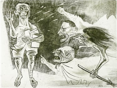 William Gropper Signed & Numbered Etching