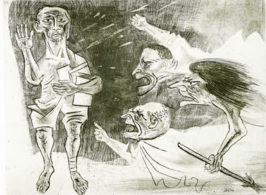 William Gropper Signed & Numbered Etching