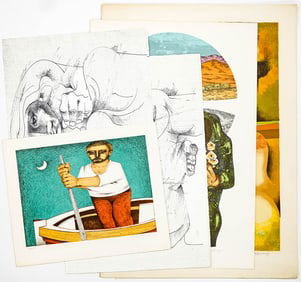 Jorge Dumas (12) Lithographs [Many Signed]