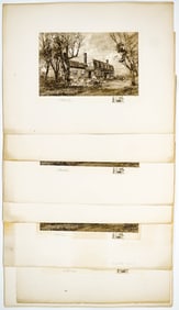 Robert Shaw (8 of Same) Etchings [Moore House]