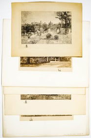 Robert Shaw (10) Etchings [Assorted Views]