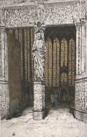 T.F. Simon Etching